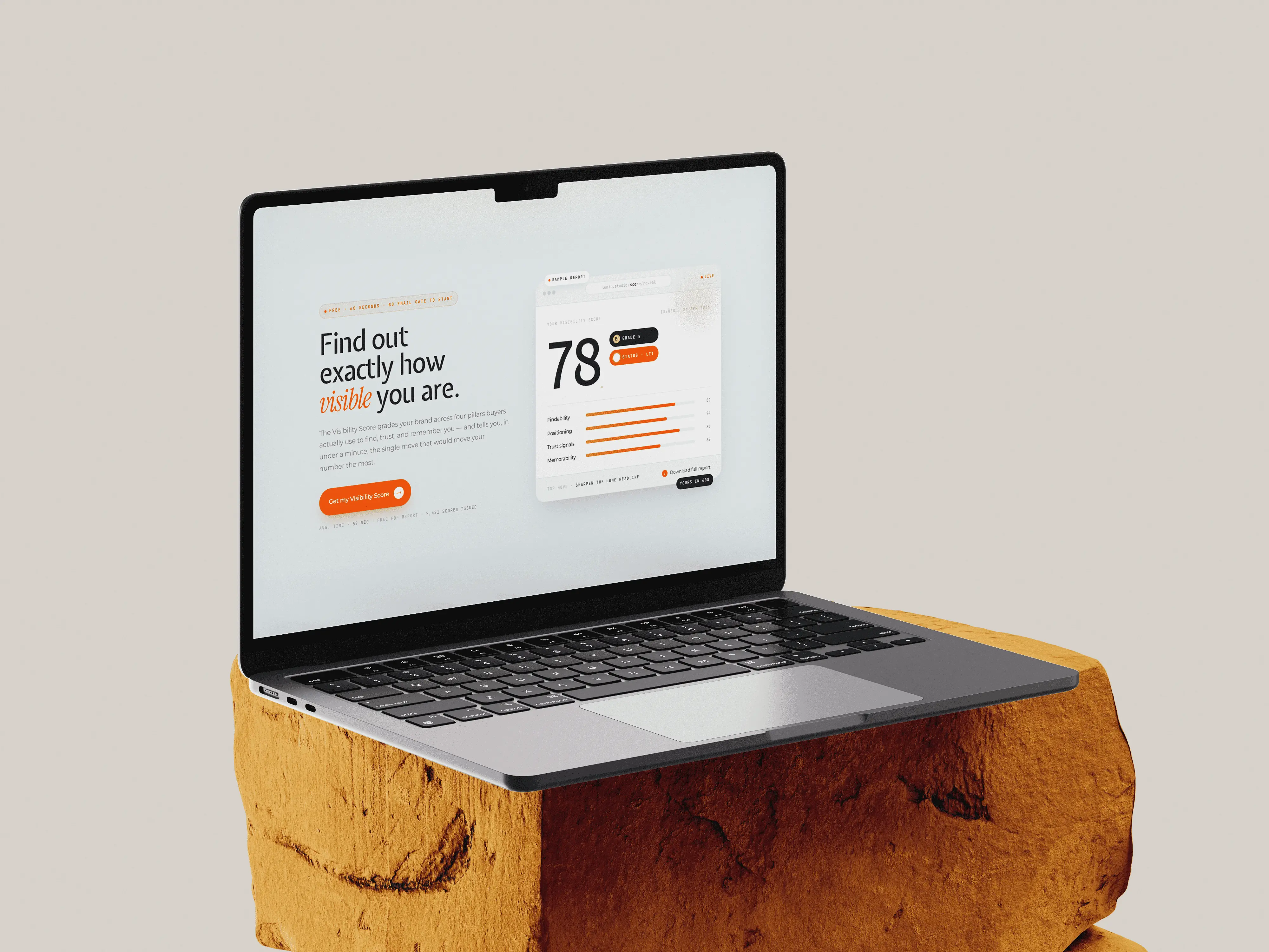 Lumiq free website audit
